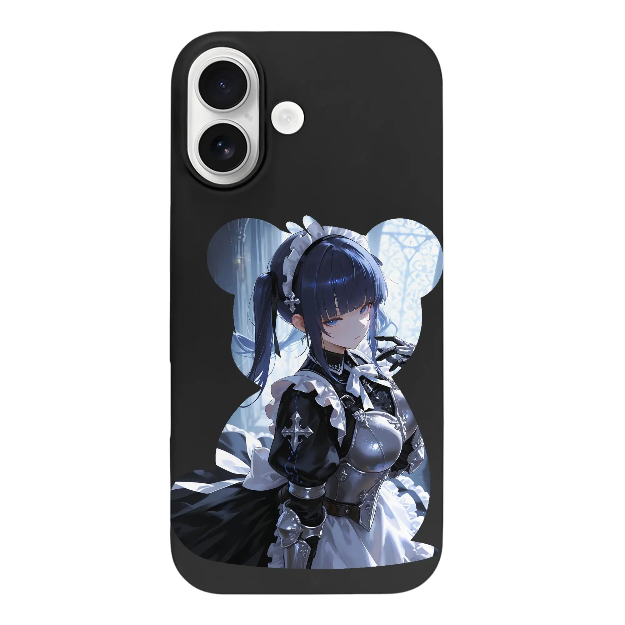 オーバーロード グッズ ナーベラル・ガンマ - iPhone 17 シリーズ シリコンケース 薄型 耐衝撃 指紋防止 ソフトタッチカバー 精密フィット 傷防止 保護ケース iPhone 17/17 Air/17 Pro/17 Pro Max 対応